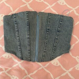 Light Denim Corset